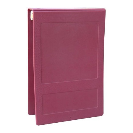 Omnimed® 2 Antimicrobial Binder, 3-Ring, Top Open, Holds 375 Sheets, Burgundy